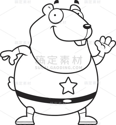 漫画超级英雄仓鼠