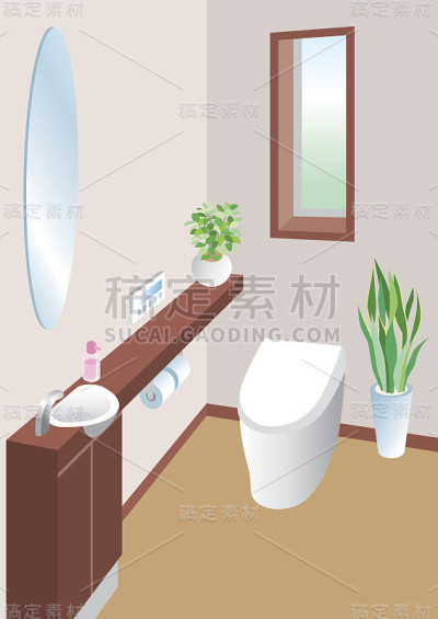 室内/洗手间的插图