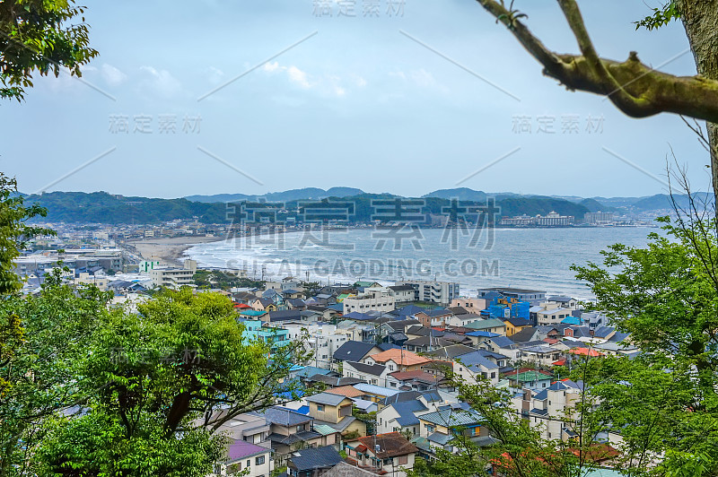 日本神奈川县镰仓海岸