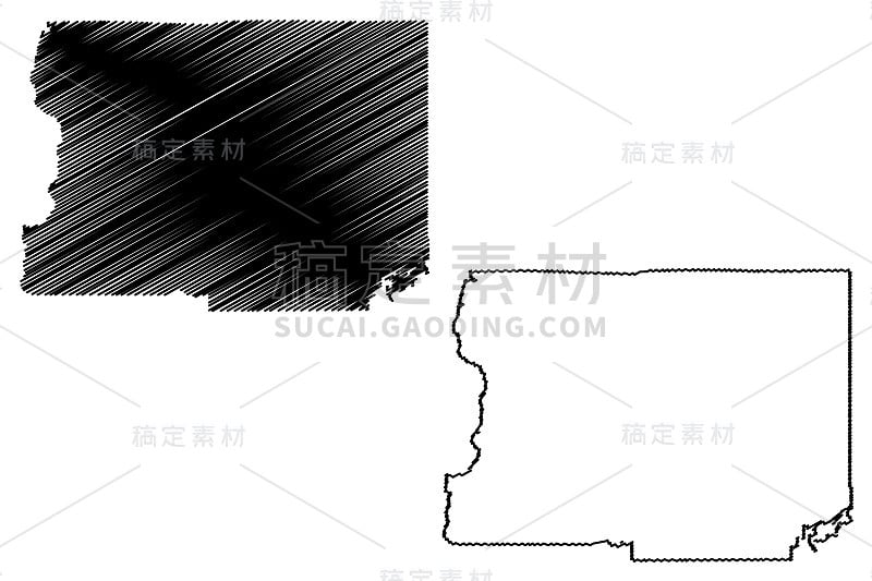 科罗拉多州博尔德县的地图