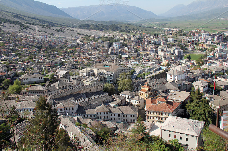 俯瞰Gjirokaster