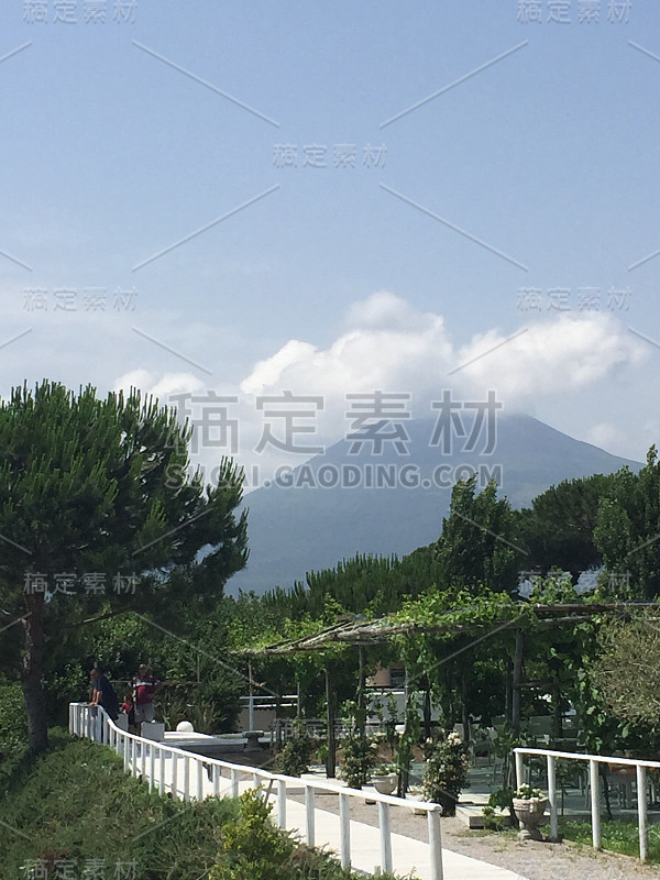 维苏威火山的观点