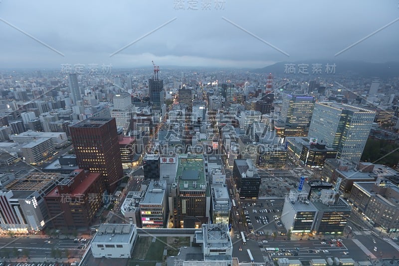 札幌市，位于日本市中心。