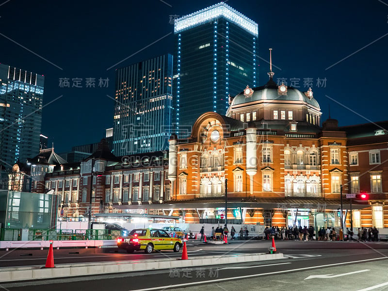 东京站夜景