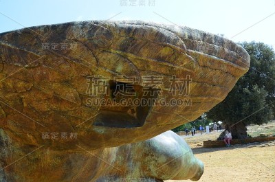 阿格里根托考古区的雕像
