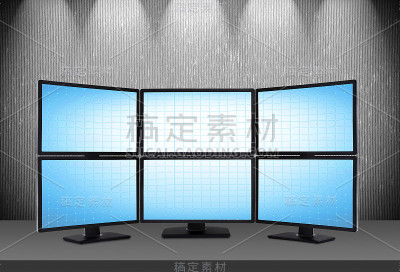 6块空白蓝屏