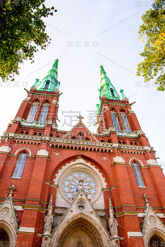 圣约翰教堂。Johannes Church，赫尔辛基，芬兰