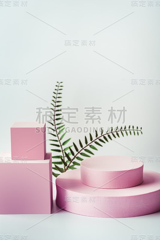 Cosmetics product advertising stand.