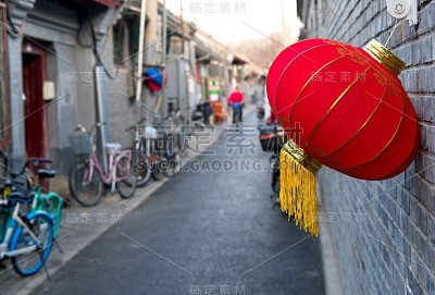 胡同里的红灯笼