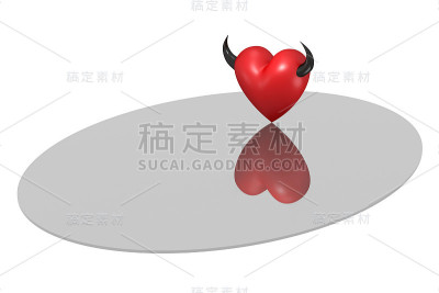 三维概念的心