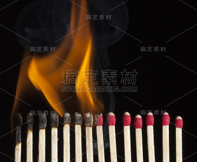 燃烧的火柴序列