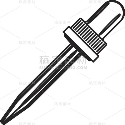 化学仪器-滴管-图标