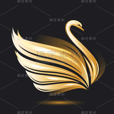 金色的天鹅图标