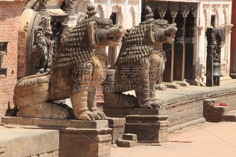 尼泊尔加德满都的Tempelstadt Bhaktapur