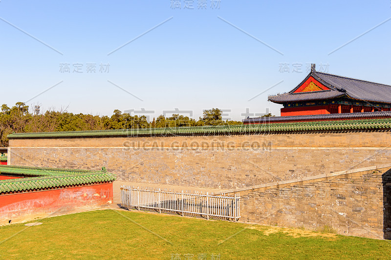 天坛建筑群，北京的帝王祭祀祭坛。联合国教科文组织世界遗产