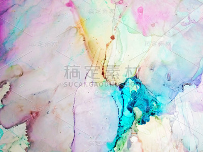 酒精墨水纹理。明亮和勃艮第污点。