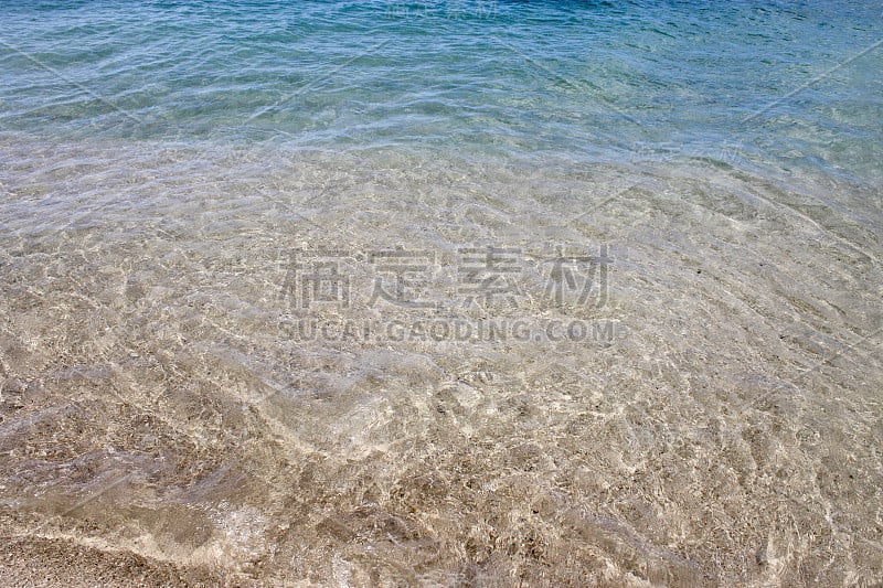 清晰的夏威夷水