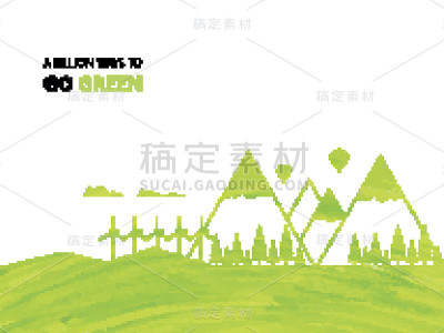绿色生态景观背景设计