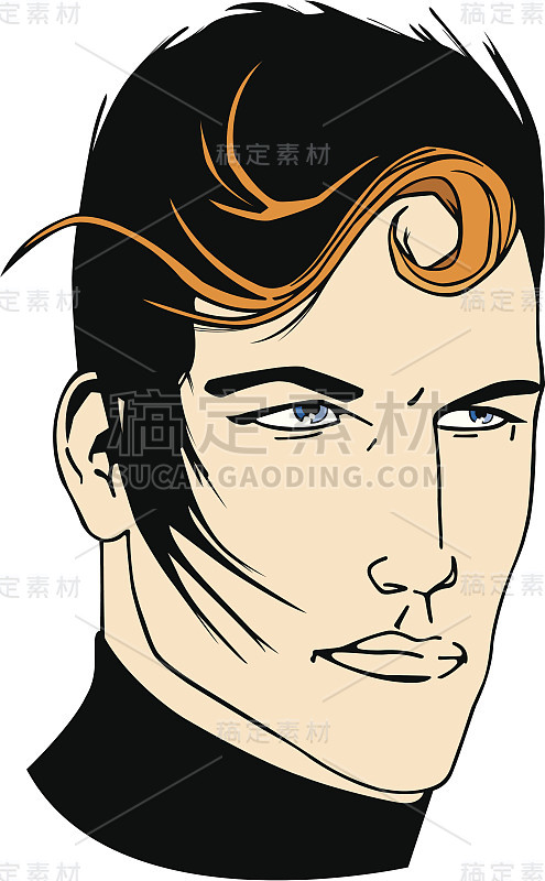 独特的发型