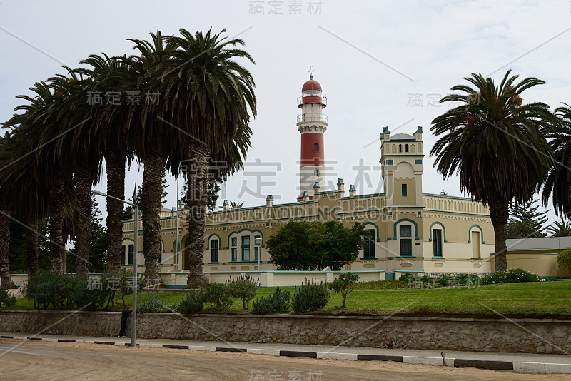 灯塔和Bezirksgericht, Swakopmund，纳米比亚