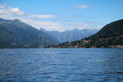 意大利皮埃蒙特的奥尔塔湖和莫塔罗尼山