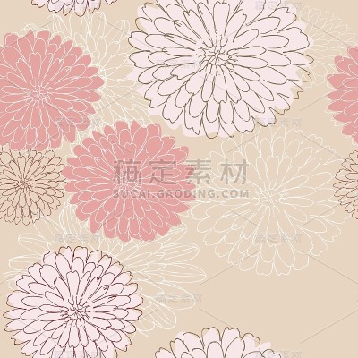 无缝的花卉图案