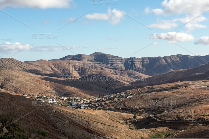 Morro Velosa Pointview -岛上中北部地区独特的美妙风景。Fuerteventu