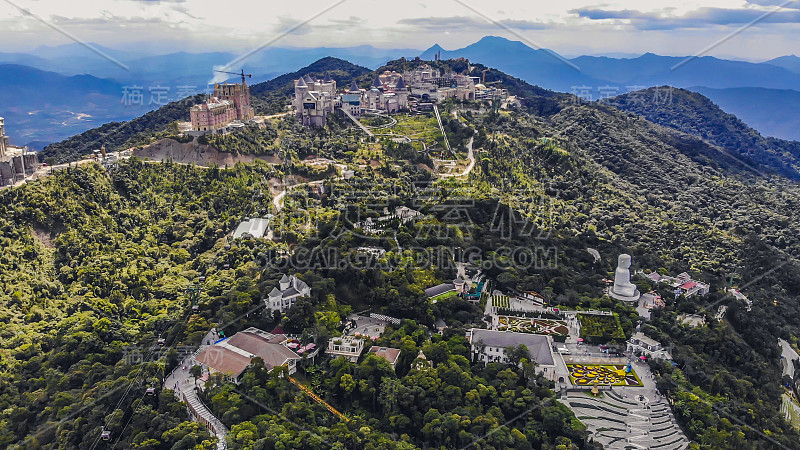 山顶巴那山鸟瞰图