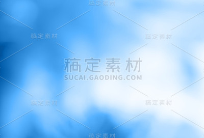 经典的蓝色抽象模糊色散景光