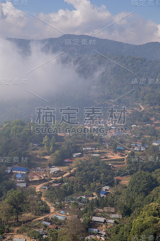 Phu tubberk在petchabun，泰国