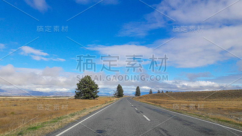 倾斜，乡村道路，曲线，道路，风景-自然