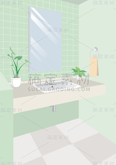 室内/卫生间的插图