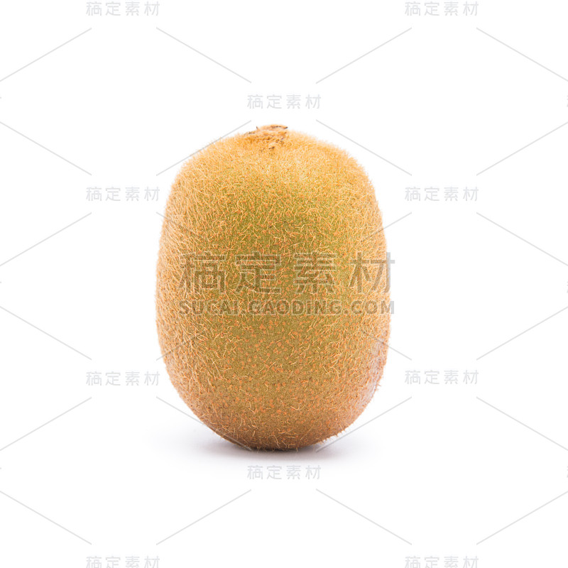 Kiwi fruit on a white background.