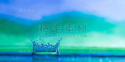 水滴飞溅