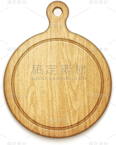木质砧板上的白色背景