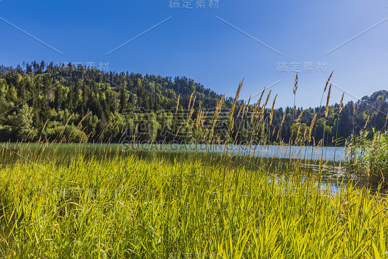 卡希斯湖达巴兹韦利景观Samtskhe Javakheti格鲁吉亚欧洲地标