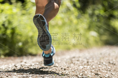 慢跑者的脚