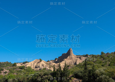 土耳其北部恰纳卡莱附近加利波利半岛的澳新军团湾狮身人面像悬崖