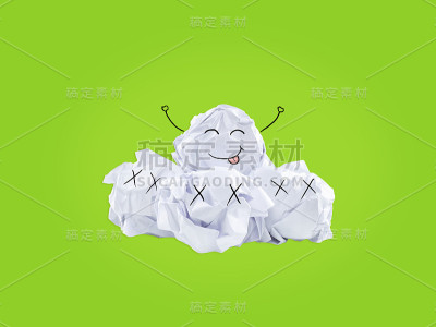 灵感概念折纸灯泡暗喻好主意
