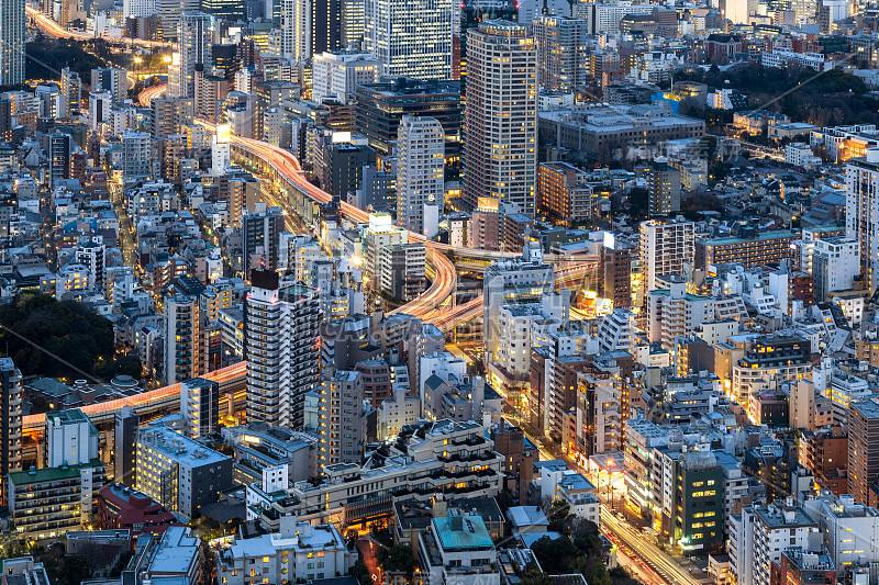 从森塔，六本木山，东京，日本