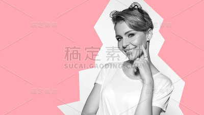 长着猫耳朵的漂亮姑娘