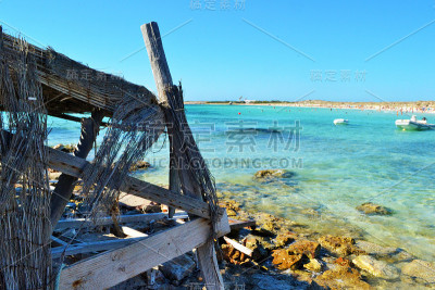 地中海。Formentera