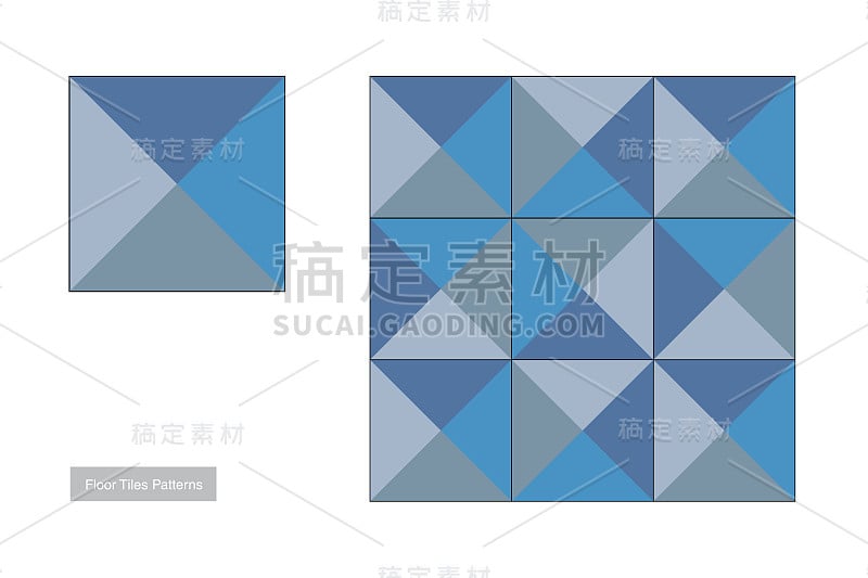 传统地砖图案。