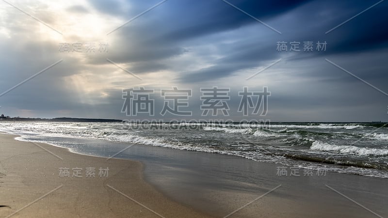 海滩的Warnemunde