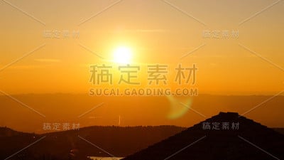 日落