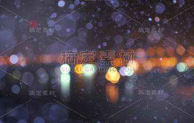 背景上的抽象散景灯