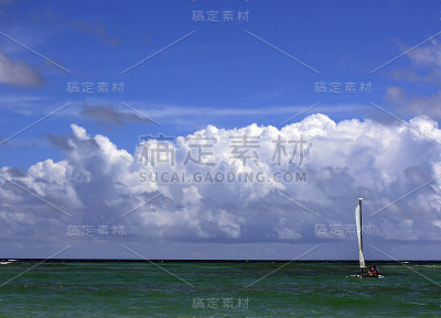 度假，大海，加勒比海天堂