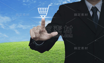 网上购物的概念