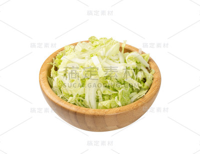 切碎的大白菜，白菜或蚕豆堆