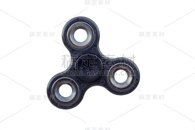 黑色指尖陀螺，缓解压力的玩具